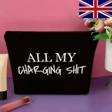 Plugs Cables & Chargers Bag Storage Bag Travel Accessories Multipurpose Black UK