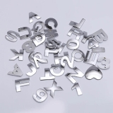 DIY 3D Chrome Metal Letter Number Car Parts Sticker Logo Body Emblem Badge Decal