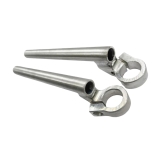 2x Motorcycle Clip on Handlebars Motorcycle Bar Parts Sturdy Equipment Spare