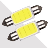2x 39mm 12V LED Car Interior Lights For Map Dome Reading Lamp Bulbs Accessories