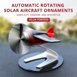 Solar Airplane Creative Men’s Car Decoration Car Interior Accessories Automatic