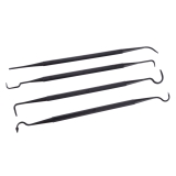 4 Pc Multipurpose Car Detailing Cleaning Tools Cleaning Hook Accessories Black p