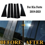Good Quality Car Outdoor Accessories Pillar Posts 6pcs Decal Decoration