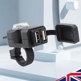 Dual USB Motorcycle Charger Socket Waterproof USB Power Outlet Motorcycle Parts