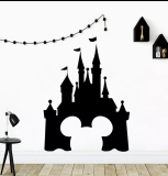 Large Disney Castle WALL STICKERS KIDS WALL ART BEDROOM BABY ROOM Mickey Mouse
