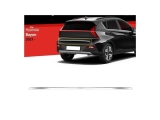 Lower trunk strip tailgate strip stainless steel for Hyundai Bayon from 2021