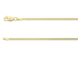 9ct Yellow Gold Diamond Cut Curb Chain 16″/18″/20″/22″/24″ Necklace Solid Gold