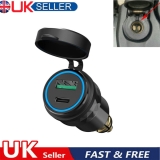 QC3.0 USB PD Charger Hella DIN Plug-Socket For BMW Ducati Triumph Motorcycle UK