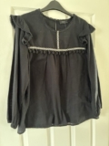 Ladies Papaya/ Matalan Black Blouse Size 16 BNWT