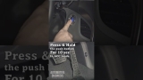 How to start the engine without pressing the brake pedal (Push Button Starters)