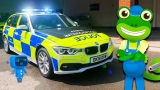 Police Car For Kids | Gecko’s Real Vehicles | Police Videos For Children | Educational Videos