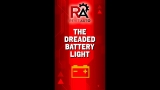 What Your Car Battery Warning Light Means #shorts