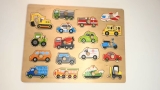 Best Transportation Learn |  Vehicles Puzzle for Toddlers, Tractor, Train, Car | Preschool education