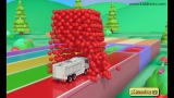 Learn colours with street vehicles | Wheels on the bus song for kids | #kidsvideo #viralkidsvideo