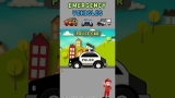 Emergency Vehicles #kids #firetruck #ambulance #police #kidsvideo #learning #kidslearning #truck