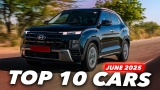 Top 10 Selling Cars india JUNE 2025