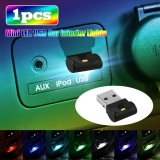 Lamp Bulb Accessories USB RGB LED Car Interior Light Neon Atmosphere Ambient