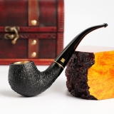 Multipurpose Handmade Briar Pipe Wooden Sandblast Tobacco Pipe With Accessories