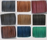 Vintage Round Leather Cord Real 1,1.5,2,3,4,5mm for Jewellery String Lace Thong