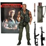 NECA Ultimate Commando John Matrix Schwarzenegger 7″ Action Figure Model Toys