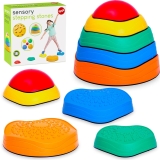 Tippi Sensory Stepping Stones For Kids / Toddlers Outdoor Balance Toys Age 1 +