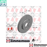 2x BRAKE DISC 470.2437.20 FOR RENAULT KANGOO/Express/BE/BOP/GRAND/II  NISSAN