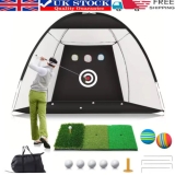10x7ft Golf Practice Net Golf Hitting Aid Training Driving Chipping Indoor Out
