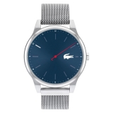Lacoste Kyoto Men’s Blue Dial Silver Mesh Strap Luxury Watch 2010966