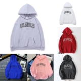 Casual Printed Hoodie Womens Long Sleeve Sportswear Polyester Sweatshirt