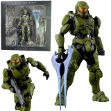 Halo 4 Master Chief Green Spartan 7” Action Figure Collection Model PVC Toy UK
