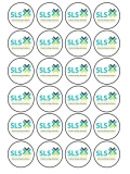 24 x Edible Personalised Bespoke Business Logo Promotional Cake Cupcake Toppers