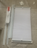 2 x Blinds2go PerfectFIT DuoLight White Thermal Blinds, Patio Doors