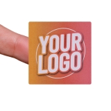 Personalised 40mm Square Labels, Custom Logo Label Stickers, Business Packaging