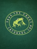 Infowars Save The Frogs T Shirt Large Green
