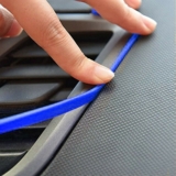 5M Car Interior Decor Blue Strip Door Edge Panel Gap Trim Accessories Universal