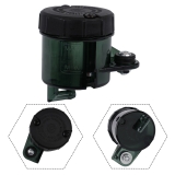 1pc Motorcycle Black Front Brake Clutch Master Cylinder Oil Tank Cup Replacement