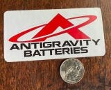 Antigravity Batteries Co. STICKER Auto Parts Vehicle Equipment Car Truck