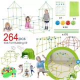 264PCS Building Your Own Den Kit Kid Play.Construction.Fort Tent.Making Gift