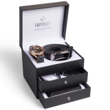 Men’s Gift Set Business Luxury Watches Wallet Sons Birthday Xmas Gifts Watch Box