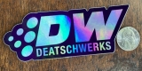 DW Deatschwerks STICKER Auto Parts Vehicle Equipment Car Truck Hotrod