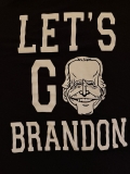 Infowars Lets Go Brandon T Shirt Large Black