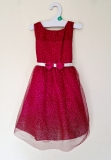 Jona Michelle Girls Special Occasion Christmas Dress in Wine Red Size 8 Years