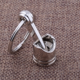 Metal Alloy Engine Vehicle Car Parts Piston Keyring Keychains Keyfob Accessories