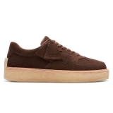 Clarks Originals Unisex SANDFORD Ronnie Fieg Dark Brown Suede Trainers