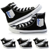 3D Attack On Titan Lace-up High Top Trainers Canvas Shoes Sneakers Gift UK