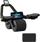 Abdominal Wheel Automatic Rebound Elbow Support AntiSlip Fitness AB Roller Train