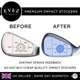 Golf Impact Stickers (30 Pack) – Club Face Impact Tape Training Aid