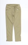 Matalan Womens Beige Cotton Blend Trousers Size 10 L26 in