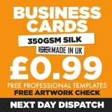Business Cards Printed Full Colour Single or Double Sided – Unbeatable Quality