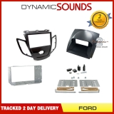 CT23FD43 For Ford Fiesta 12-17, Double Din Car Stereo Fascia Adaptor Piano Black